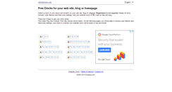 Desktop Screenshot of 24webclock.com